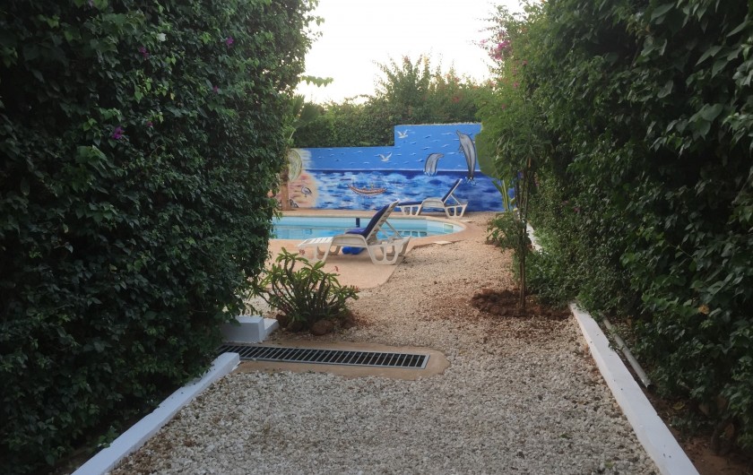 Location de vacances - Villa à Somone - l'entrée de la villa