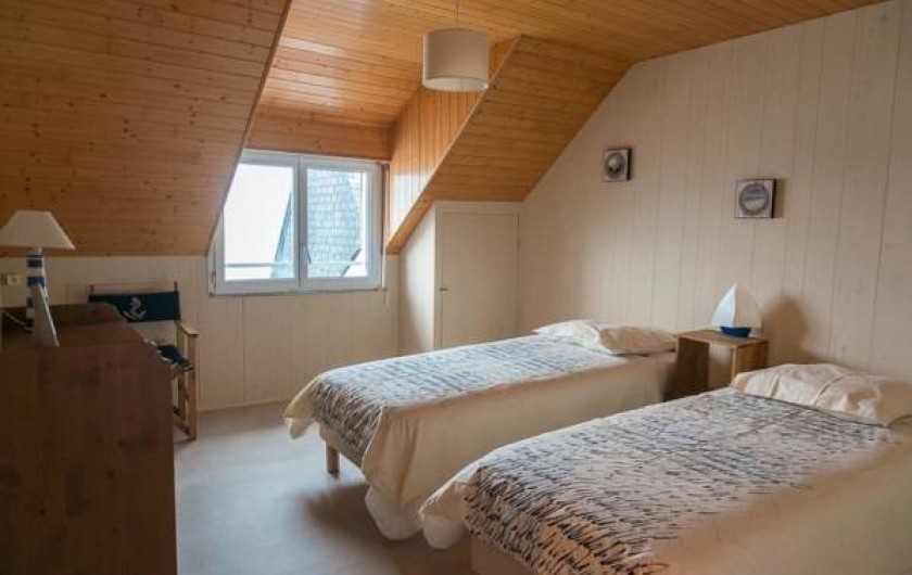 Location de vacances - Chambre d'hôtes à Guilvinec - Chambre Marine 2ème étage , vue splendide sur mer