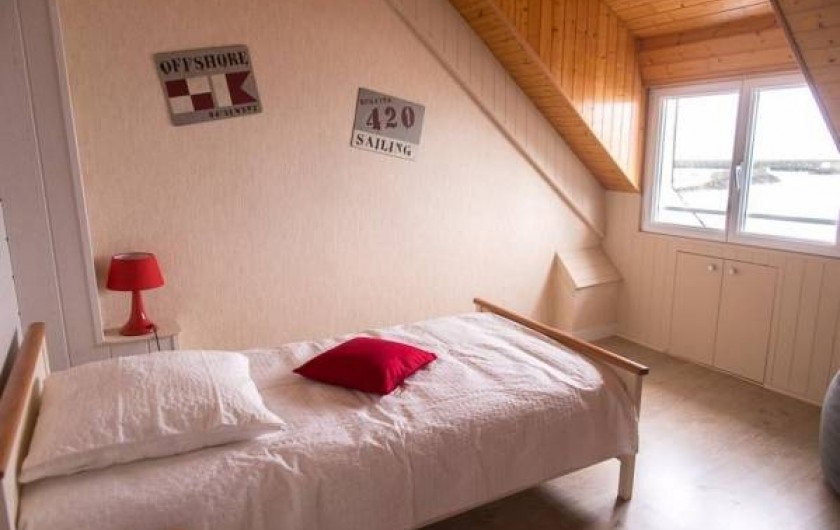 Location de vacances - Chambre d'hôtes à Guilvinec - Chambre Corail, 2ème étage, vue splendide sur mer