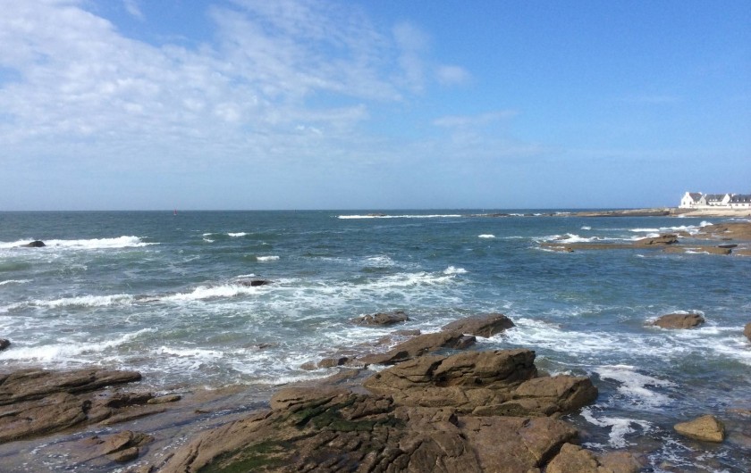 Location de vacances - Chambre d'hôtes à Guilvinec - vue de la terrasse