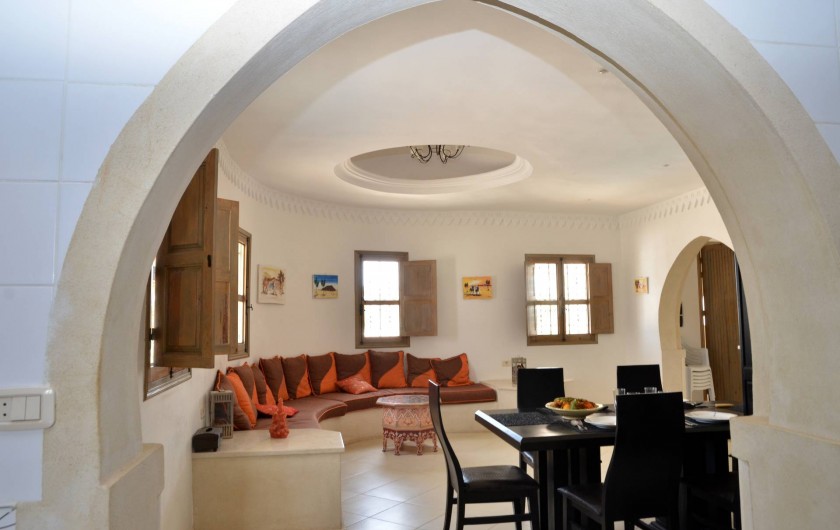 Location de vacances - Villa à Tezdaine - Salon-salle à manger