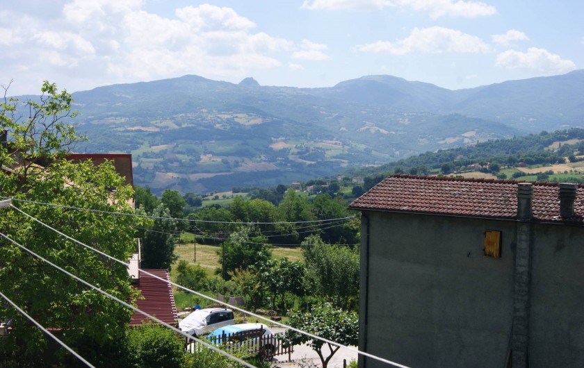 Location de vacances - Villa à Novafeltria - Vues de la terrase sur les collines