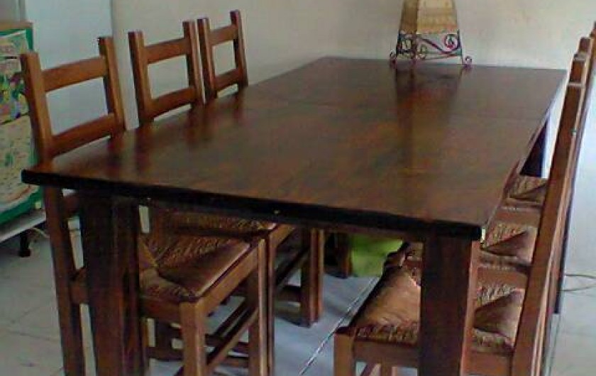 Location de vacances - Villa à Gujan-Mestras - coin repas