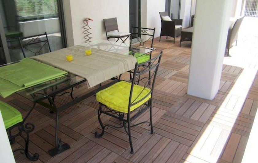 Location de vacances - Appartement à La Ciotat - Terrasse de 60 mètres carré