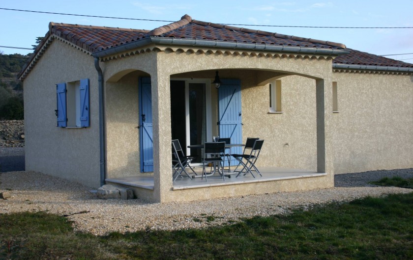 Location de vacances - Villa à Les Vans - Terrasse couverte
