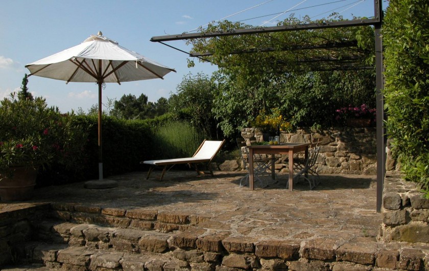 Location de vacances - Appartement à Greve in Chianti - Terrasse privée