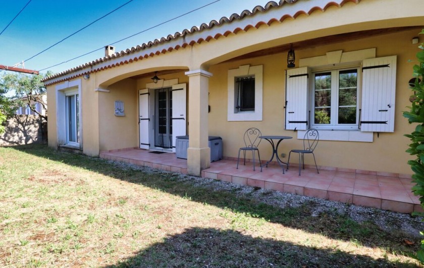 Location de vacances - Villa à Caromb - Terrasse nord
