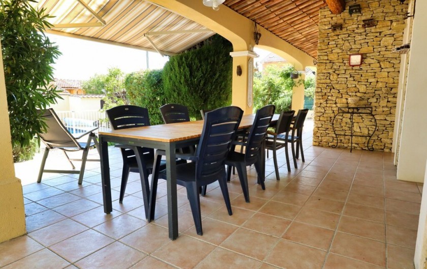 Location de vacances - Villa à Caromb - Terrasse sud - piscine - BBQ