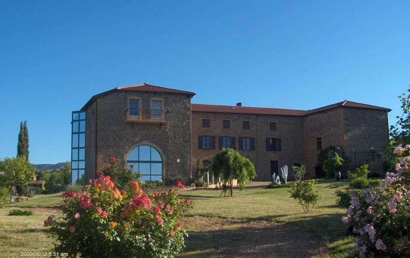 Location de vacances - Chambre d'hôtes à Saint-Laurent-d'Oingt - Notre maison: l'Orée du Paradis
