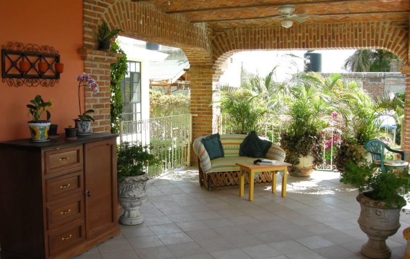 Location de vacances - Villa à Ajijic - Véranda