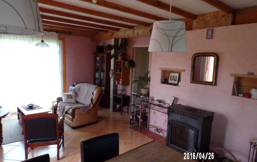 Location de vacances - Maison - Villa à Bellegarde-du-Razès - salon vue de la cuisine