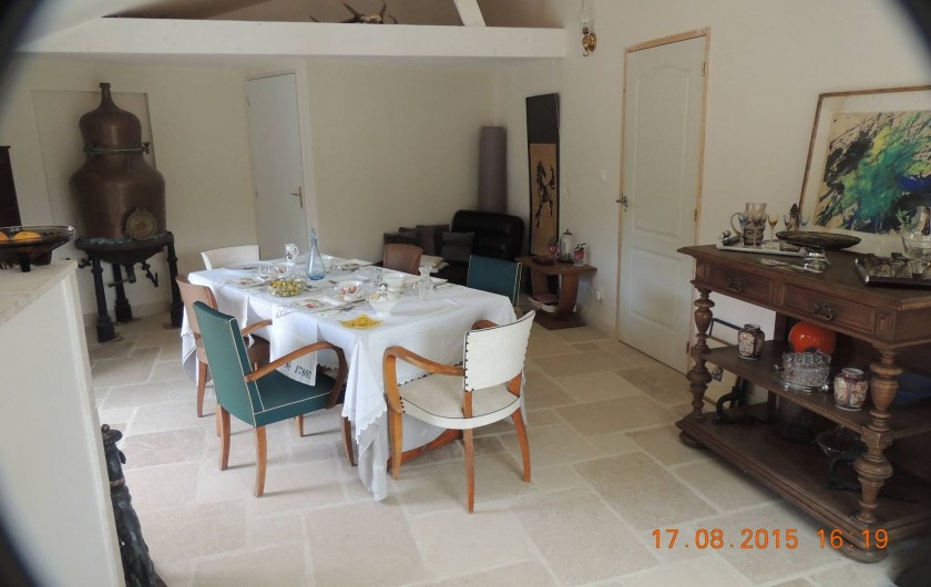 Location de vacances - Chambre d'hôtes à Grimault - Salle à manger d'été