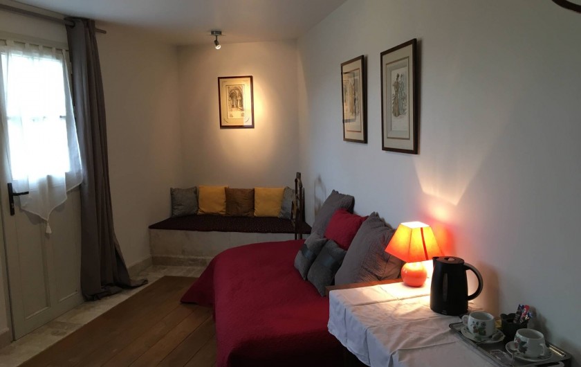 Location de vacances - Chambre d'hôtes à Grimault - Le petit salon attenant à  la Nucérienne