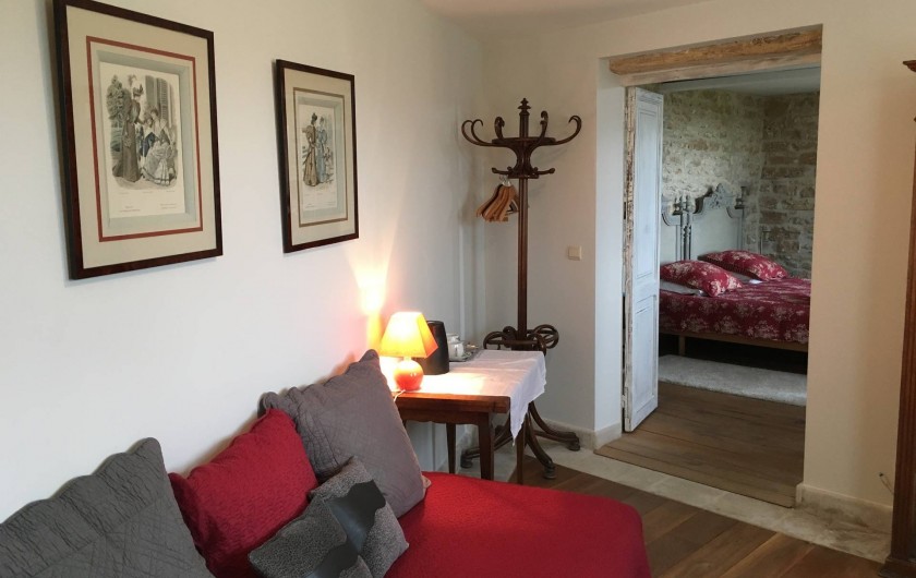 Location de vacances - Chambre d'hôtes à Grimault - Le petit salon attenant à la Nucérienne