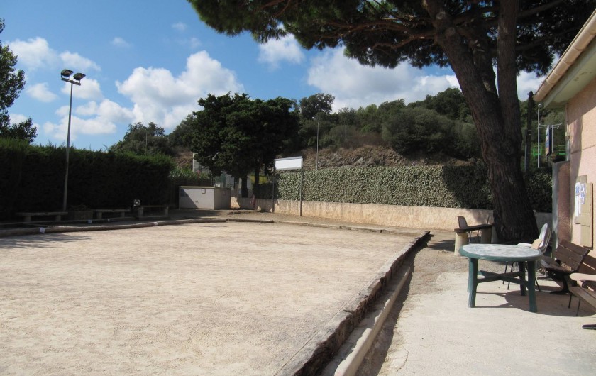 Location de vacances - Bungalow - Mobilhome à Saint-Aygulf - terrain de boules