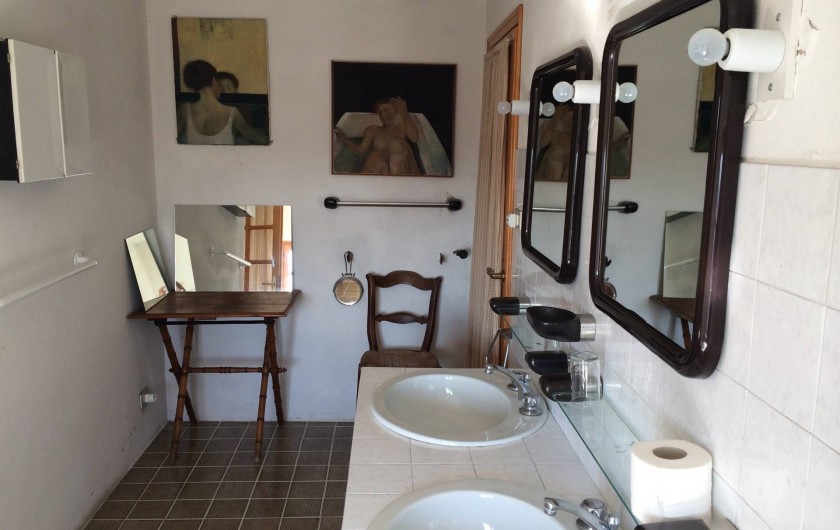 Location de vacances - Maison - Villa à Marano di Valpolicella - Salle de Bain de la grande chambre