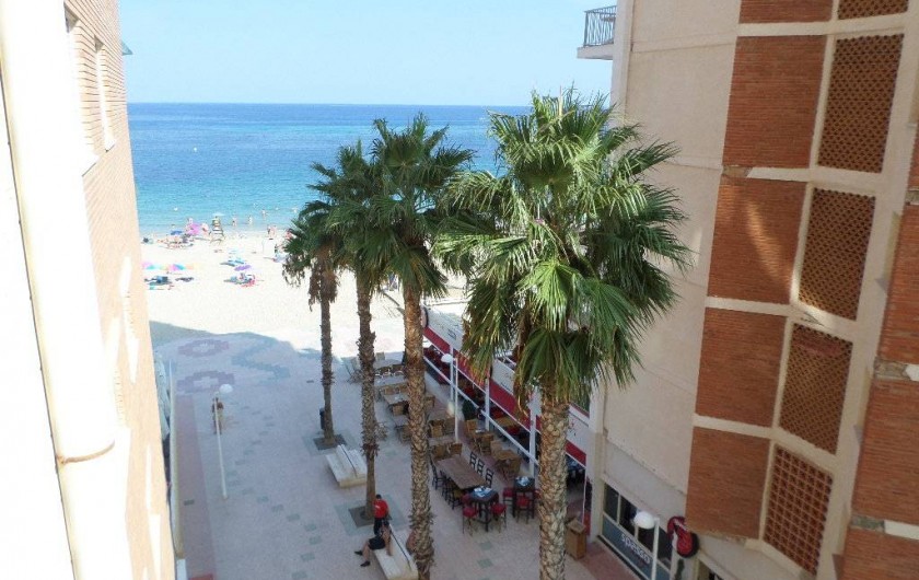 Location de vacances - Appartement à Calp - vue de la terrasse