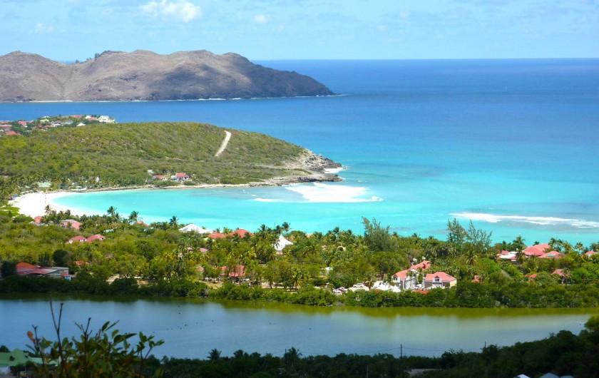 Location de vacances - Villa à Grand-Bourg - Vue de la Baie( St -Barht.)
