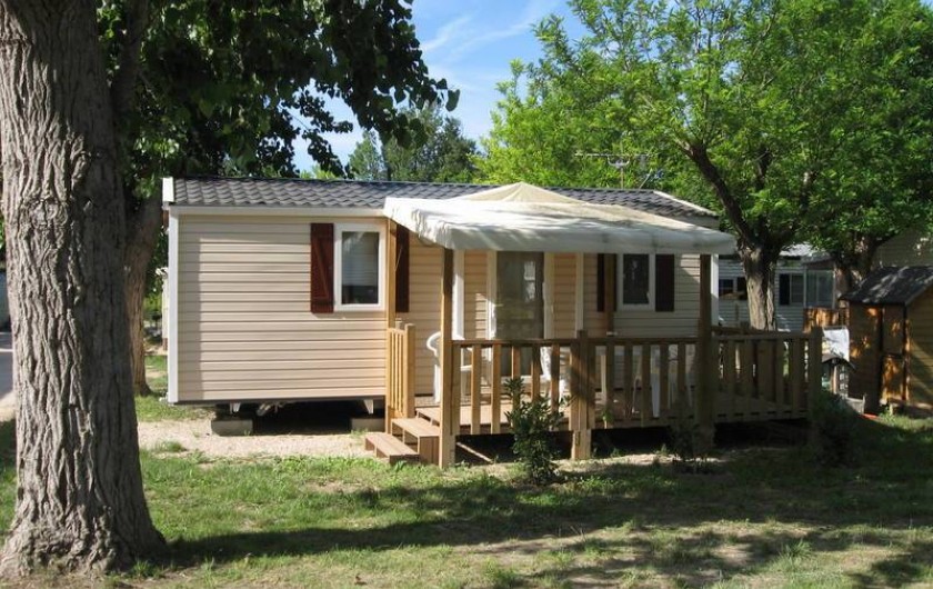 Location de vacances - Bungalow - Mobilhome à Tourrettes - MOBIL-HOME 4/6 PLACES TOUT CONFORT-CLIMATISATION