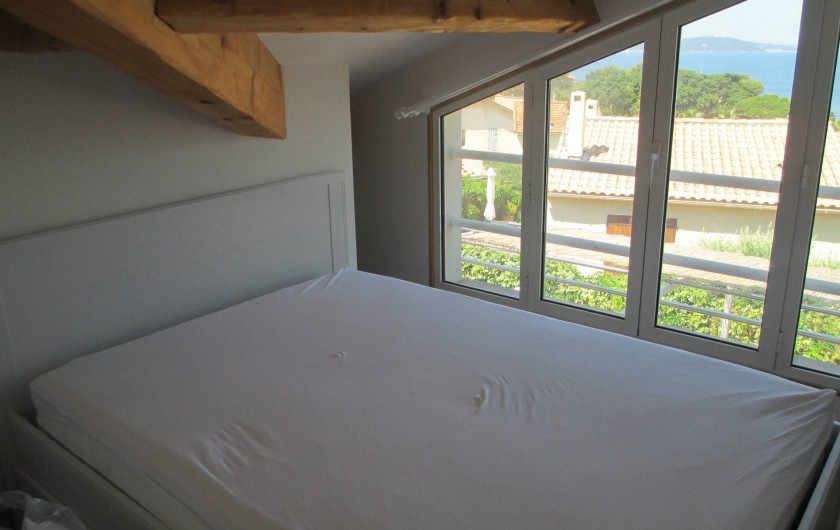 Location de vacances - Maison - Villa à Le Pradet - Chambre 1 lit double vue mer