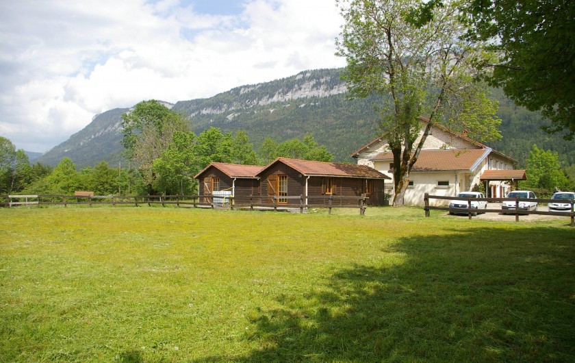 Location de vacances - Gîte à Saint-Julien-en-Vercors - Terrain autour du centre