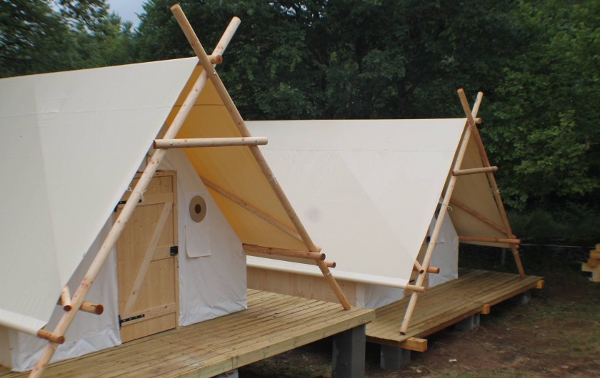 Location de vacances - Gîte à Saint-Julien-en-Vercors - Tentes prospecteurs