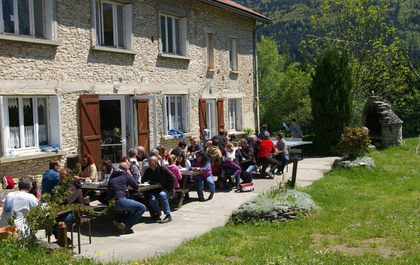 Location de vacances - Gîte à Saint-Julien-en-Vercors - Terrasse