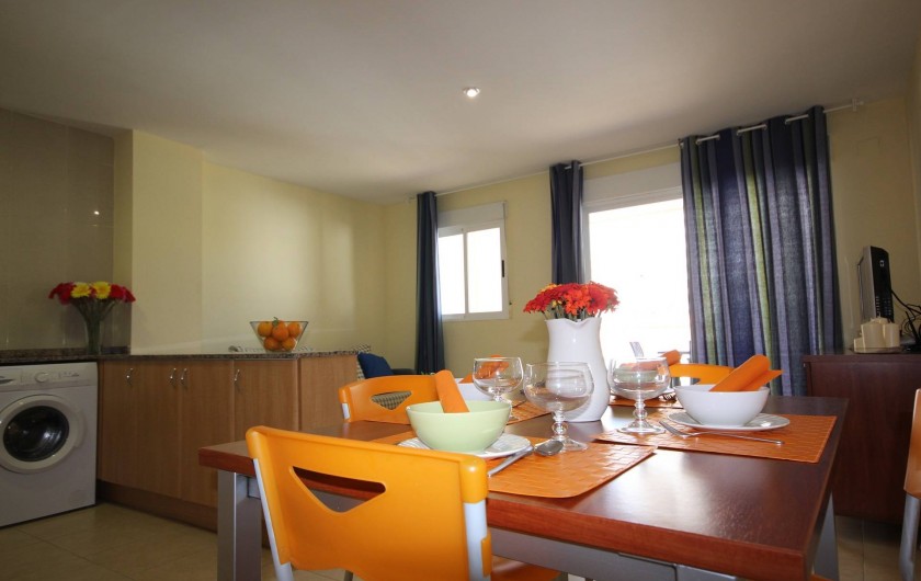 Location de vacances - Appartement à Oropesa del Mar - Cuisine americaine/ Séjour