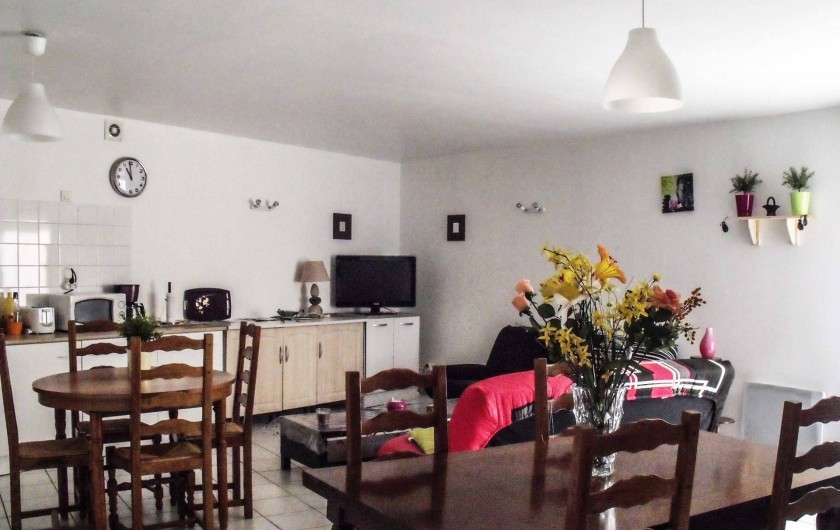 Location de vacances - Maison - Villa à Puisserguier - Pièce à vivre (41 m2)