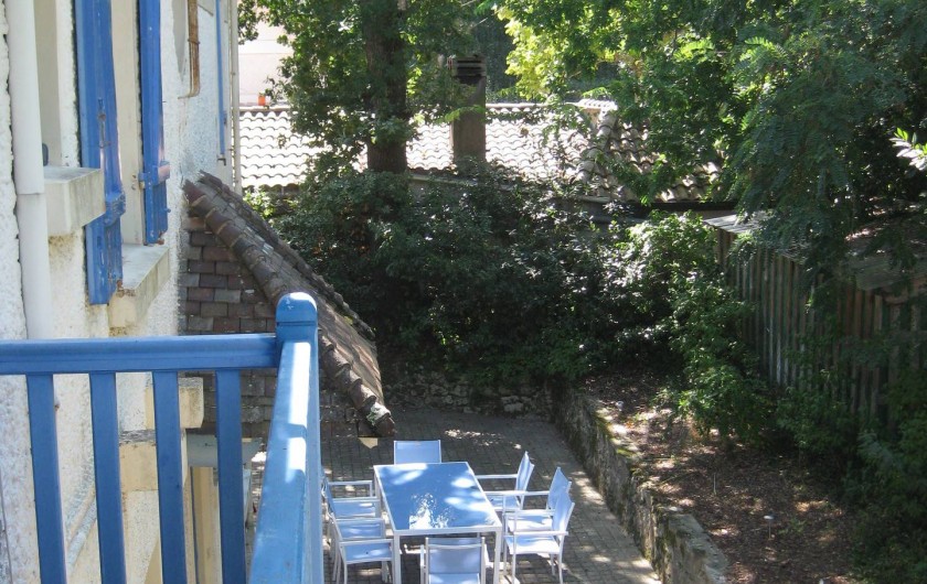 Location de vacances - Villa à Arcachon - Vue sur terrasse