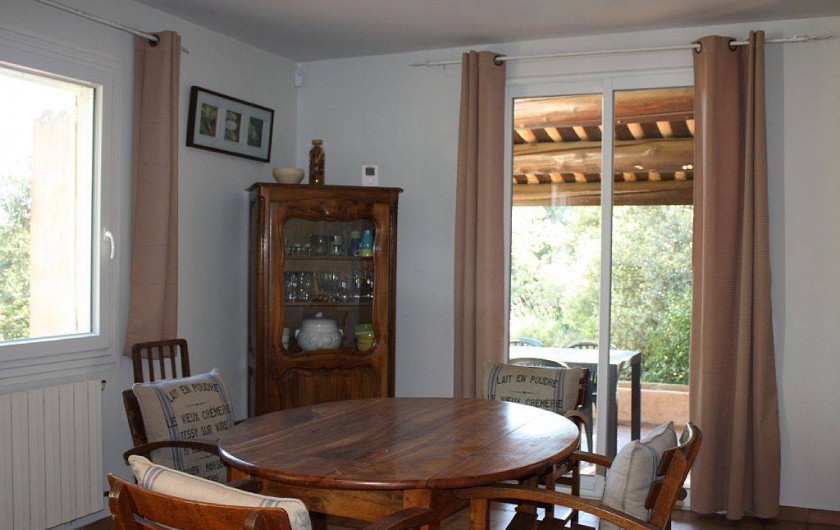 Location de vacances - Villa à Cucuron - Séjour, salle à manger