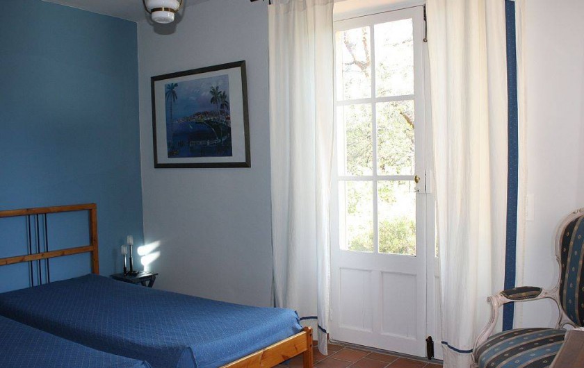 Location de vacances - Villa à Cucuron - Chambre bleue