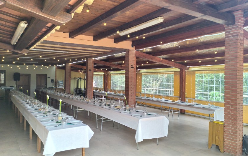 Location de vacances - Mas à Maçanet de la Selva - Banquete Boda