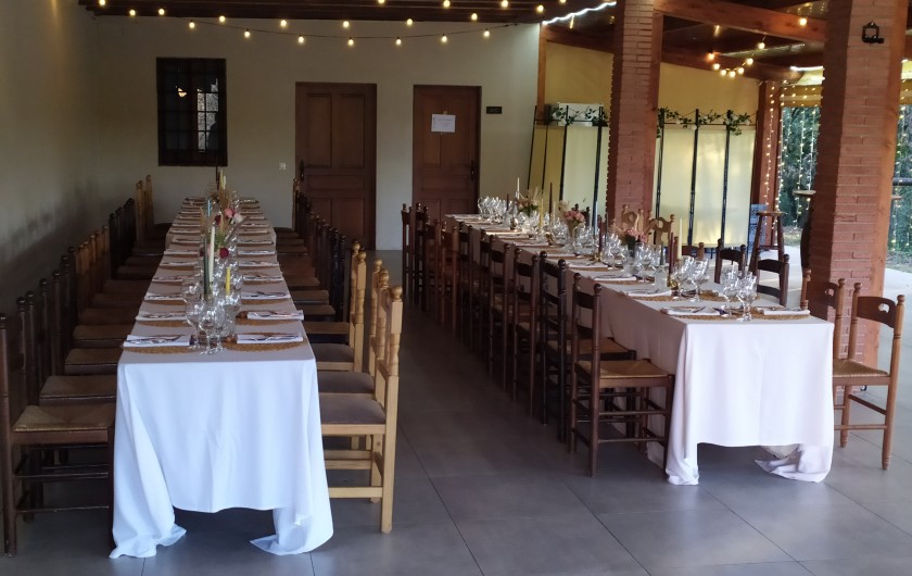 Location de vacances - Mas à Maçanet de la Selva - Banquete Boda