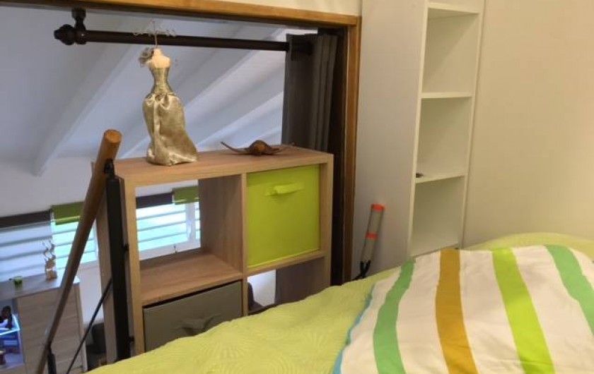 Location de vacances - Studio à Les Trois-Îlets - Lit en mezzanine