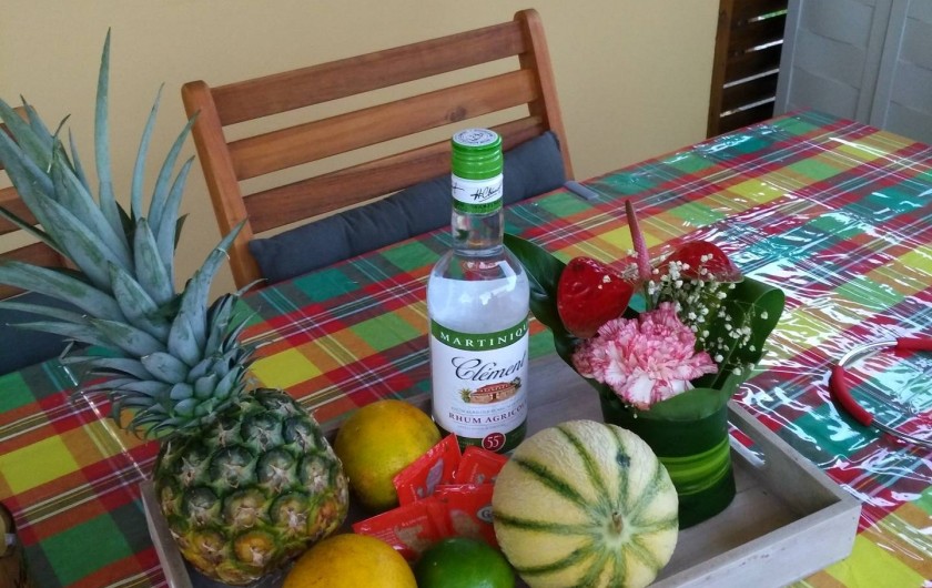 Location de vacances - Studio à Les Trois-Îlets - Pot d'accueil, si vous êtes sages!!!