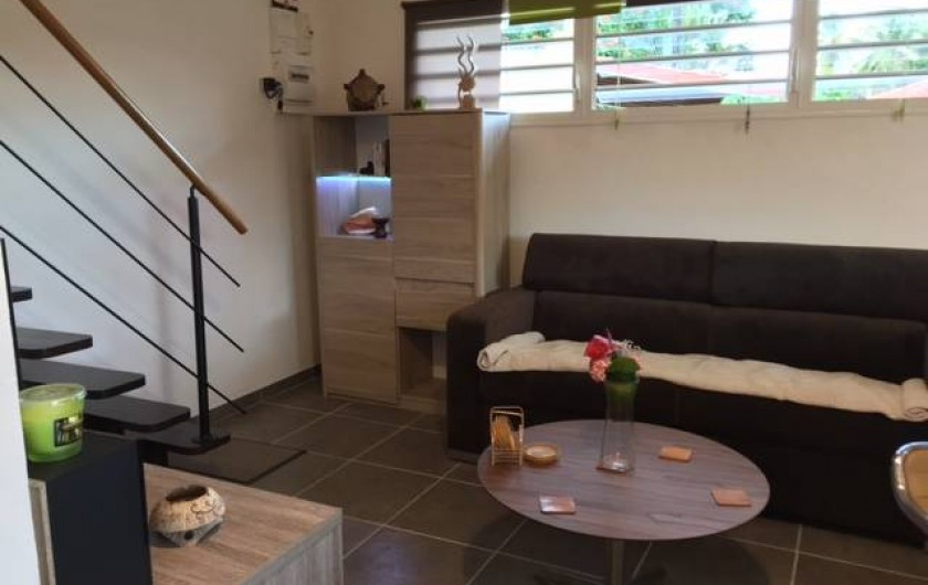 Location de vacances - Studio à Les Trois-Îlets - Le salon séjour