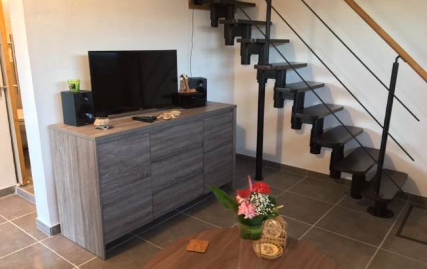 Location de vacances - Studio à Les Trois-Îlets - Commode TV/HIFI