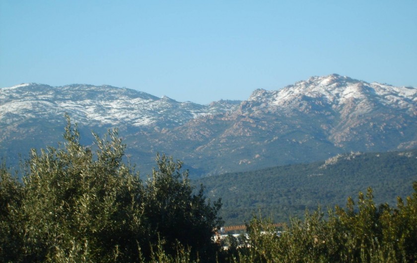 Location de vacances - Appartement à Porto-Vecchio - VUE MONTAGNE