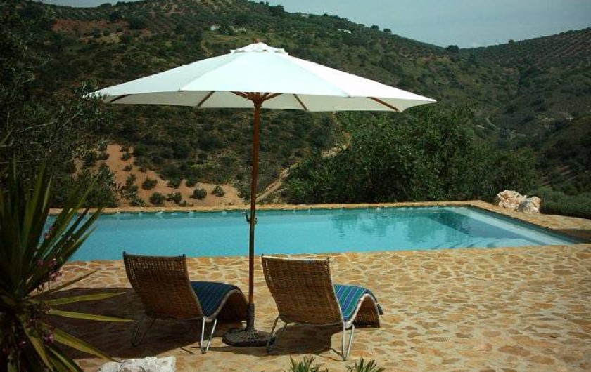 Location de vacances - Gîte à Fuentes de Cesna - La piscine, Cortijo las Rosas