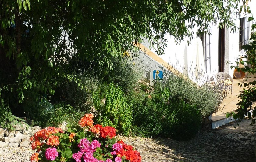 Location de vacances - Gîte à Fuentes de Cesna - L' entrée pavée de Cortijo las Rosas