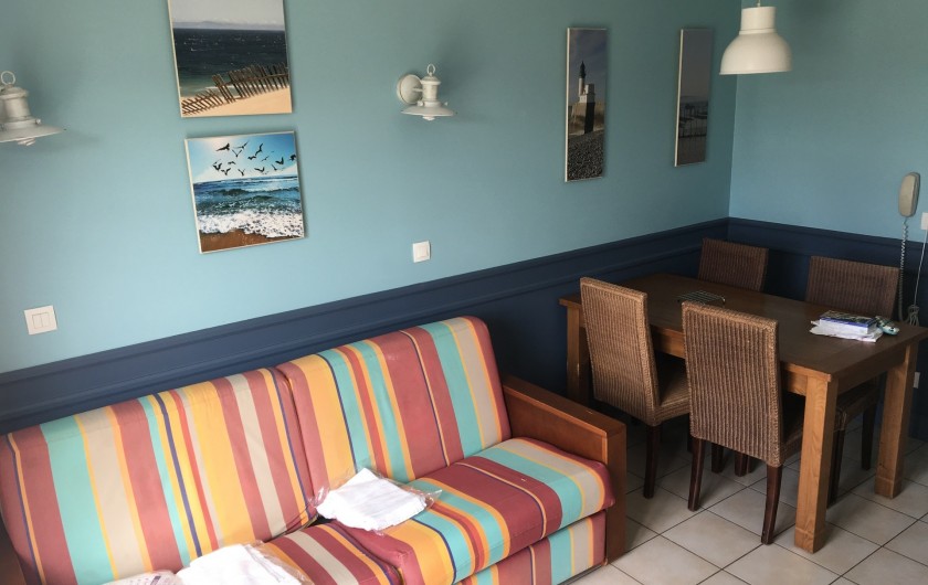Location de vacances - Villa à Quend Plage - canapé lit 2 places