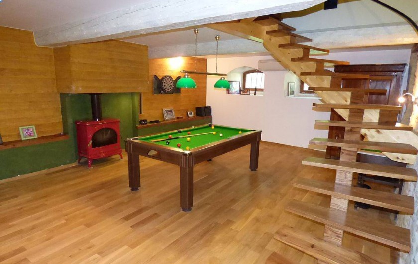 Location de vacances - Gîte à Carcassonne - Salle billard jeux