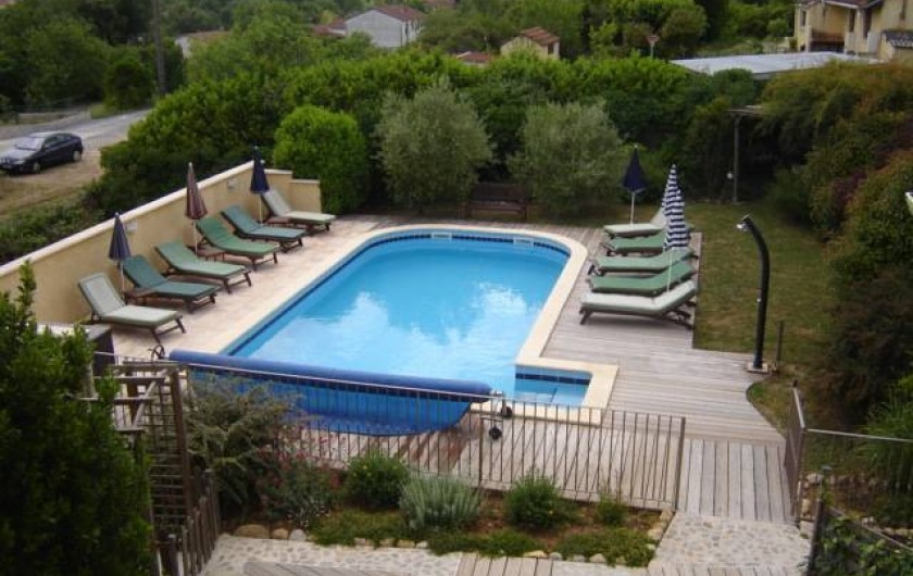 Location de vacances - Villa à Saint-Julien-de-Cassagnas - La piscine