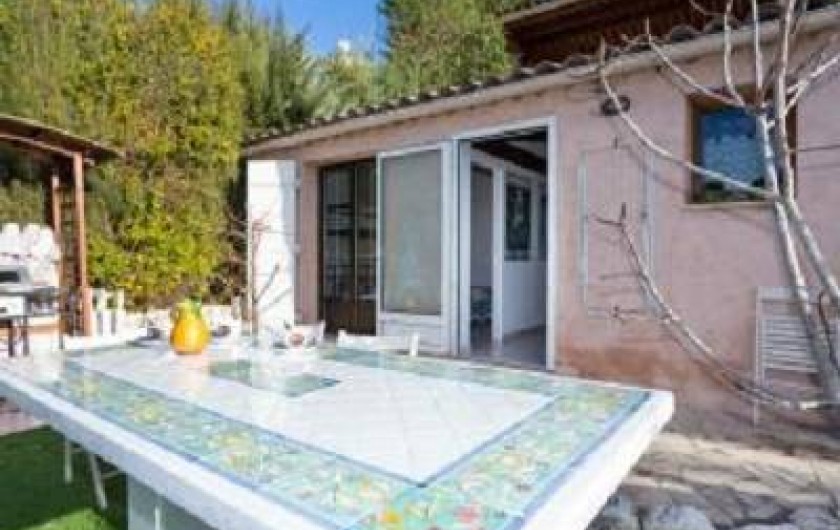 Location de vacances - Studio à Cagnes-sur-Mer - Coin majeur extérieur du studio Francy