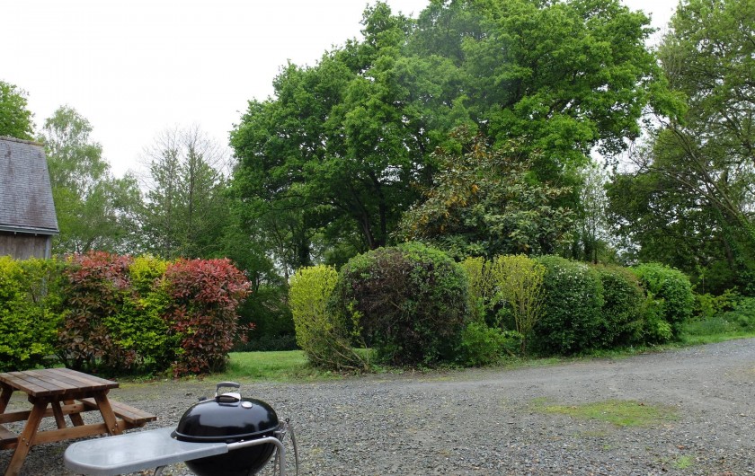 Location de vacances - Chalet à Plouër-sur-Rance - Le jardin du gite