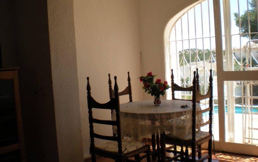 Location de vacances - Villa à Xàbia - coin repas