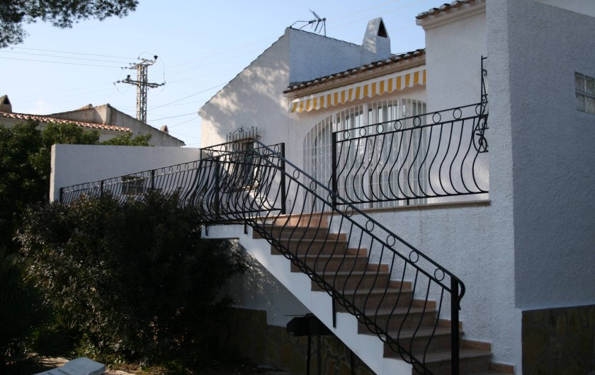 Location de vacances - Villa à Xàbia - grande terrasse