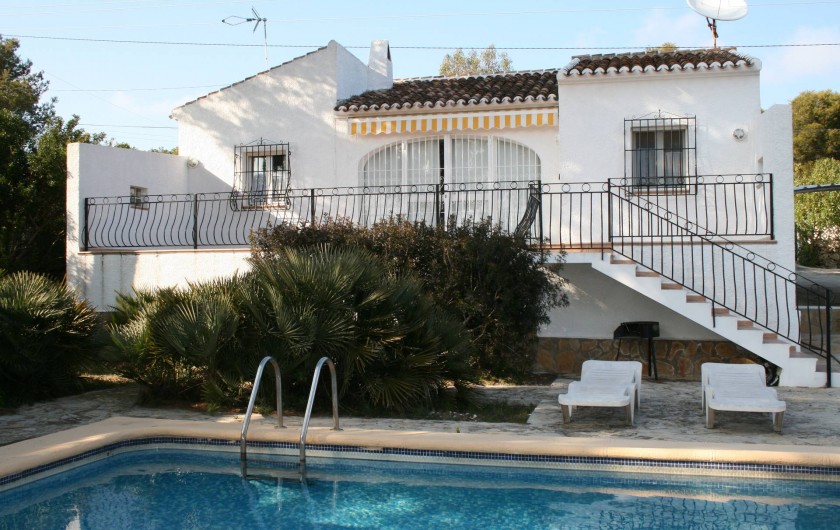 Location de vacances - Villa à Xàbia - Vue de la maison