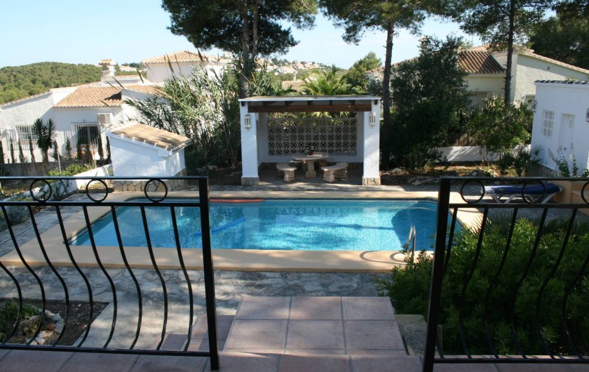 Location de vacances - Villa à Xàbia - Vue depuis la terrasse
